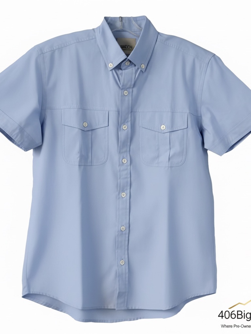 Batch Short Sleeve Button-Down Shirt for Men Size Small